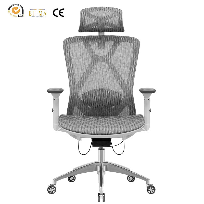 Wholesale Comfortable Executive Office Chair Modern Design Scaun De Birou Ergonomic Sillas Fabric and Mesh Material