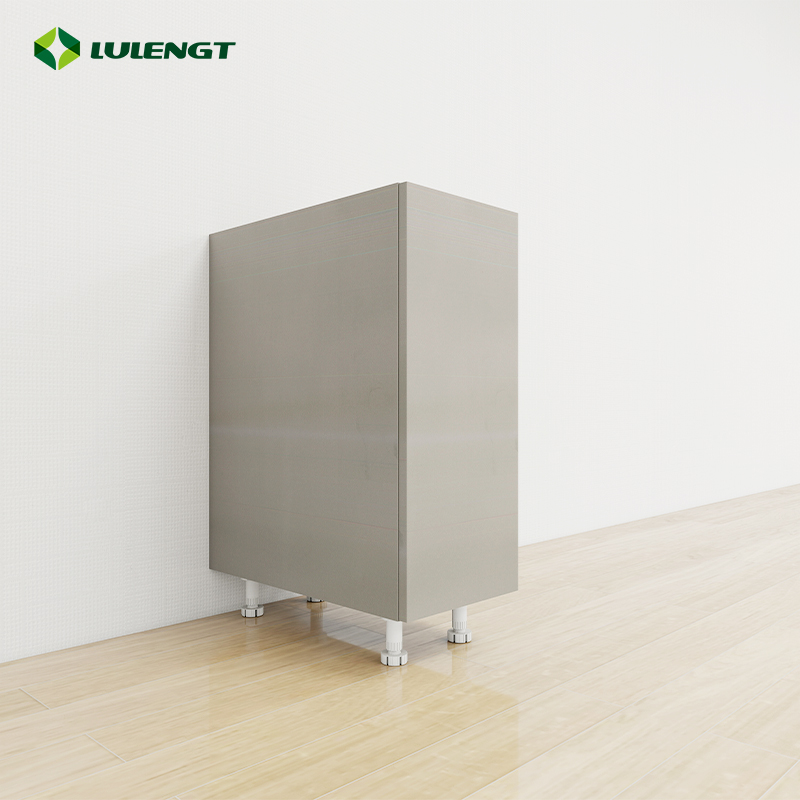 Modular Furniture Modern Style Pvc Film Aluminium Kitchen Storage Stand Cabinets Complete Sets Luxury Spice Basket Cabinet