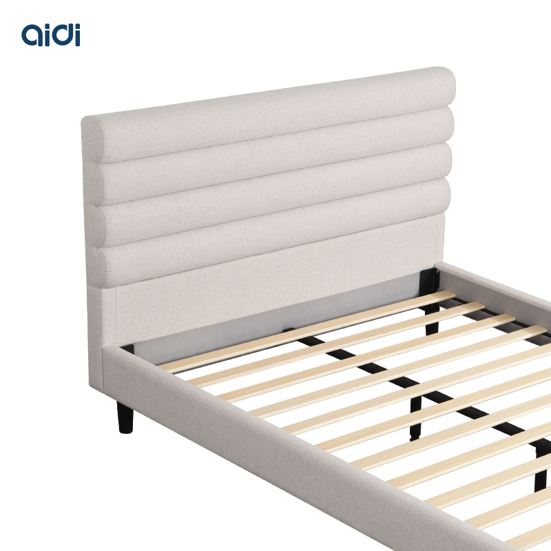 AIDI Modern Luxury Bedroom Furniture Set Easy Installation Double Bed Frame Storage Frame Soft Bed